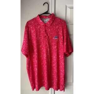 Puma Volition Folds Of Honor Polo Shirt Mens XL Red American Patriotic